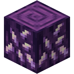 Amethyst Edified Log